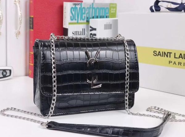 

большой бренд 2018 новый женская сумка Европейский и американский камень шаблон не