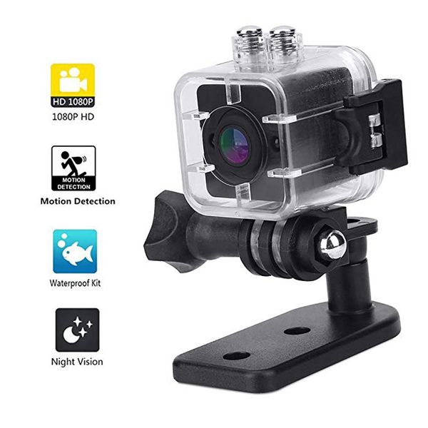 

Mini Camera SQ12 Sports DV Camcorder Recorder HD 1080P Night Vision Wide Angle Surveillance Waterproof Camera Home Office Outside
