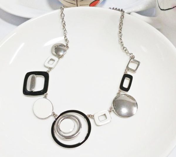 

fashion jewelry vintage pendant necklace lady's women's elegant necklaces, Silver