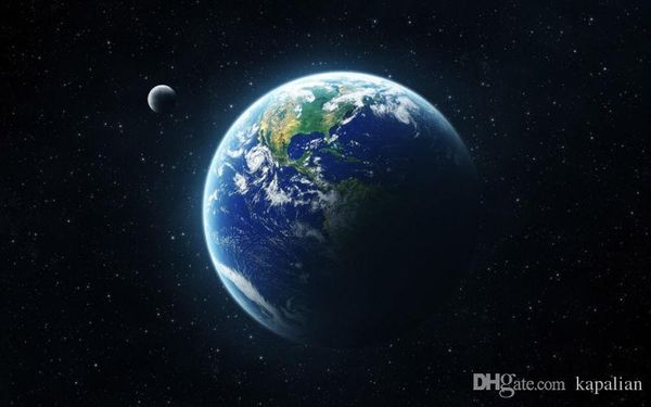 

science the earth in the space poster art posters print ppaper 16 24 36 47 inches