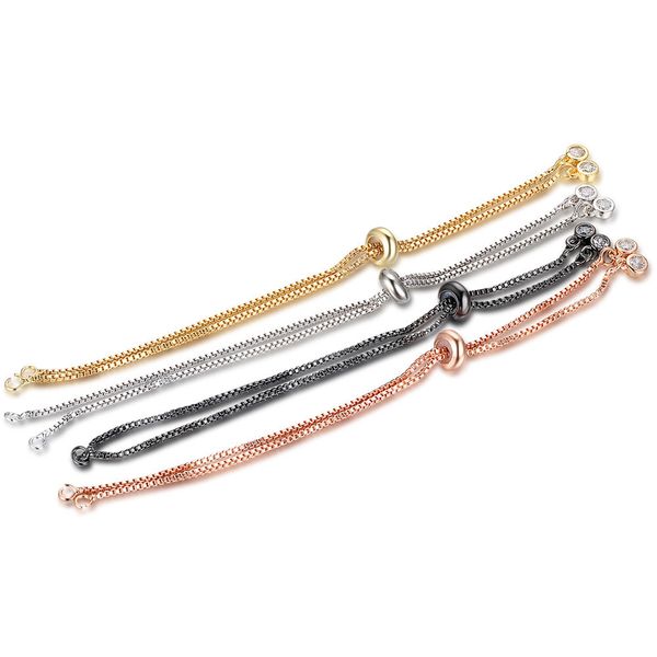 

zouxiansheng jewelry silver / gold / black rose gold bracelet accessories ladies men's handmade gift jewelry, Blue;slivery