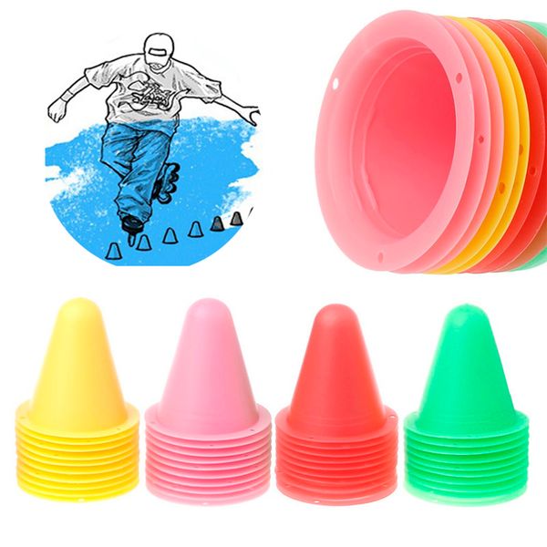 

mark cup skateboard football soccer rugby speed fitness equipment drill space marker cones slalom for inline roller skating