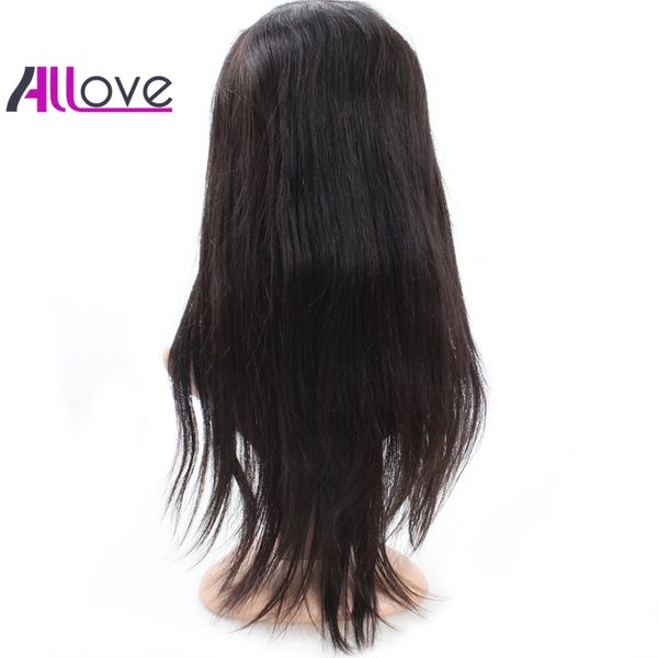 

good 10a brazilian hair silky straight peruvian full lace wigs with baby hair human hair 180% density natural hairline for black women, Black;brown