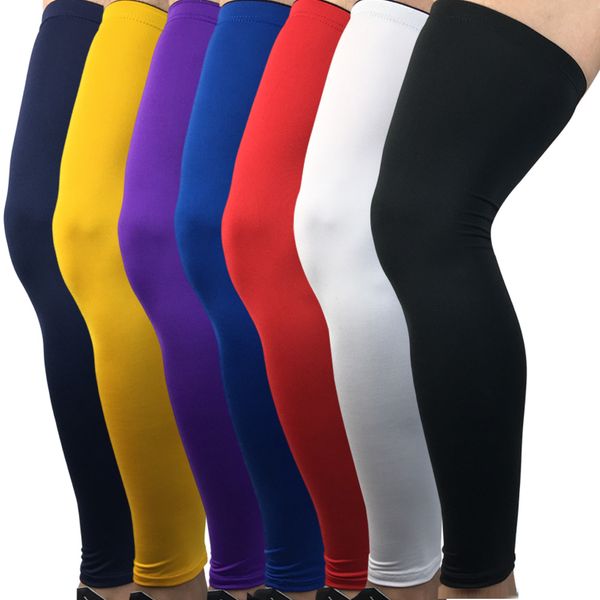 

2018 compression running leg sleeve leg warmer elastic sports leg sleeves running basketball volleyball support calf, Black;gray