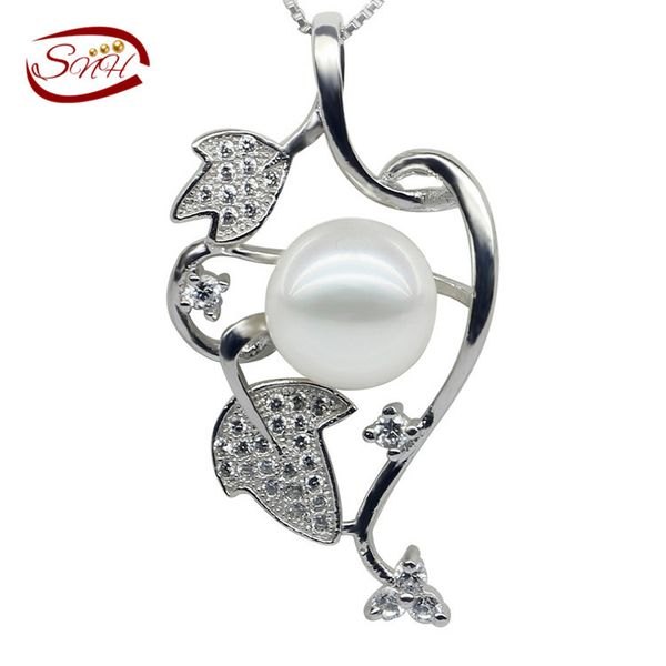 

925 silver freshwater pearl pendant necklace