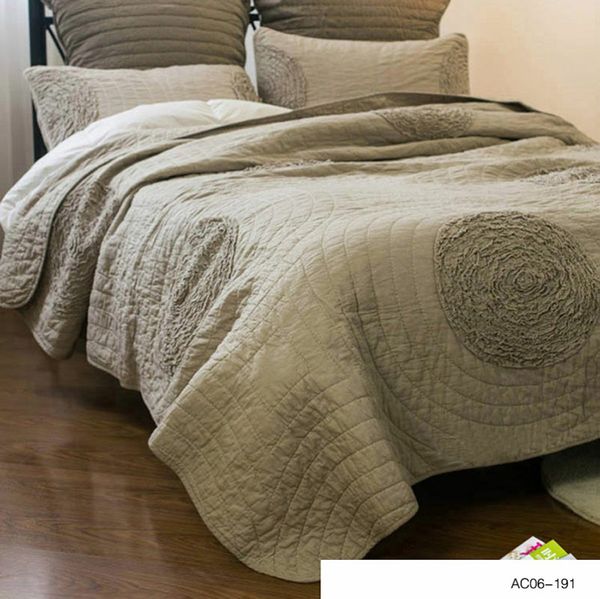 

new 2016 100% cotton comforter luxury 3pcs set bedspread bedclothes for with cover pillowcase queen king size