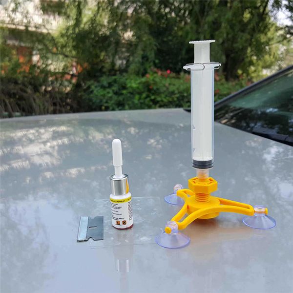 

diy car windshield repair kit auto glass windscreen tools set window polishing motorcycles accessories