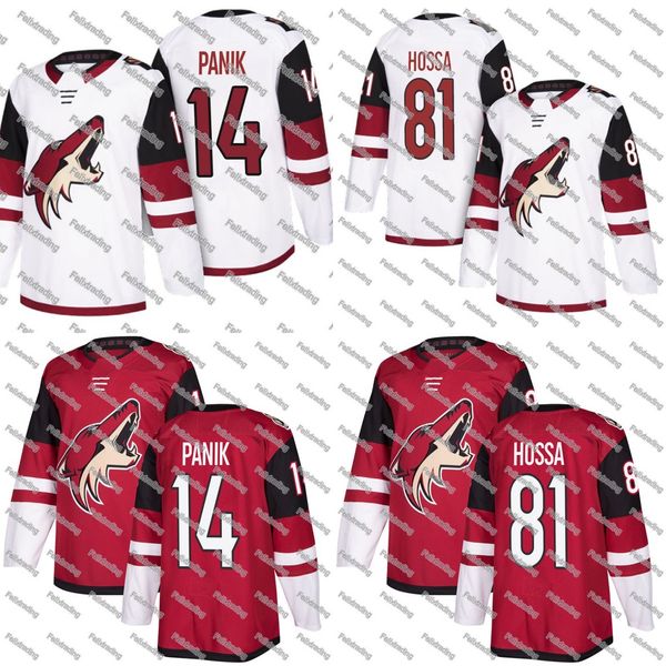 

81 Marian Hossa 14 Richard Panik Arizona Coyotes Luke Schenn Zac Rinaldo Raanta Derek Stepan Dylan Strome Clayton Keller Hjalmarsson Jersey