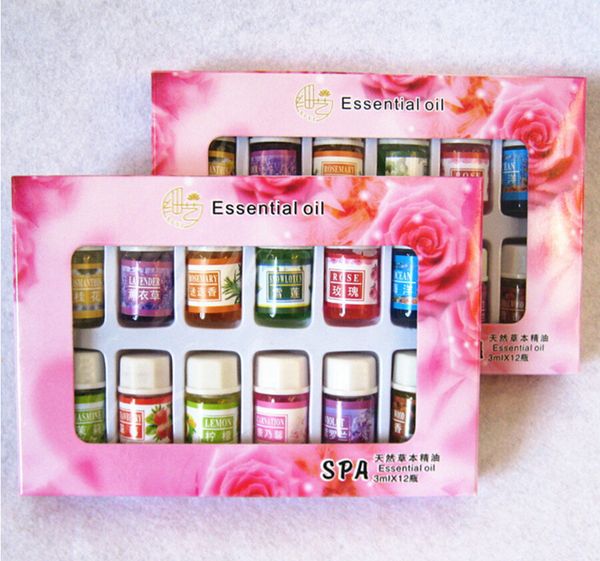 

NEW ARRIVAL wholesale 12 flavors ESSENTIAL OIL massage and skin care essential oil free shipping and high quality