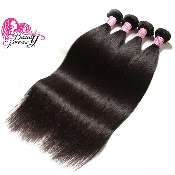 Beauty Forever 8a Malaysian Straight Hair Weaves 4 Bundles 8