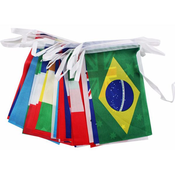 

russian world cup 32 team flag string flags country world banner bunting bar home party decoration