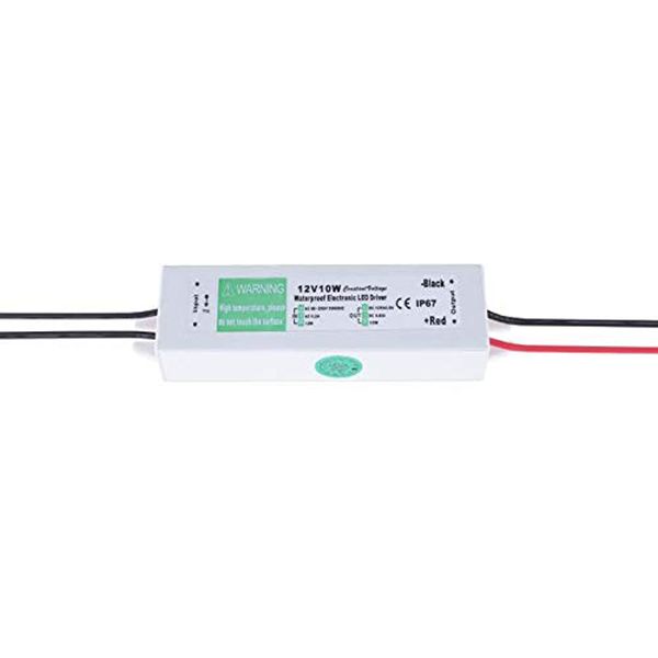 10 stücke AC110V-220V bis DC24V Netzteil 10W IP67 Wasserdichte 24V LED Transformator Elektronischer Aluminiumlegierungsfahrer