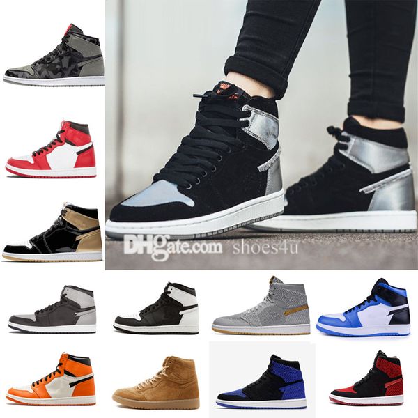 

1 og bred royal blue black all star chameleon basketball shoes men 1s 3 fragment x sneakers us 8.0-13
