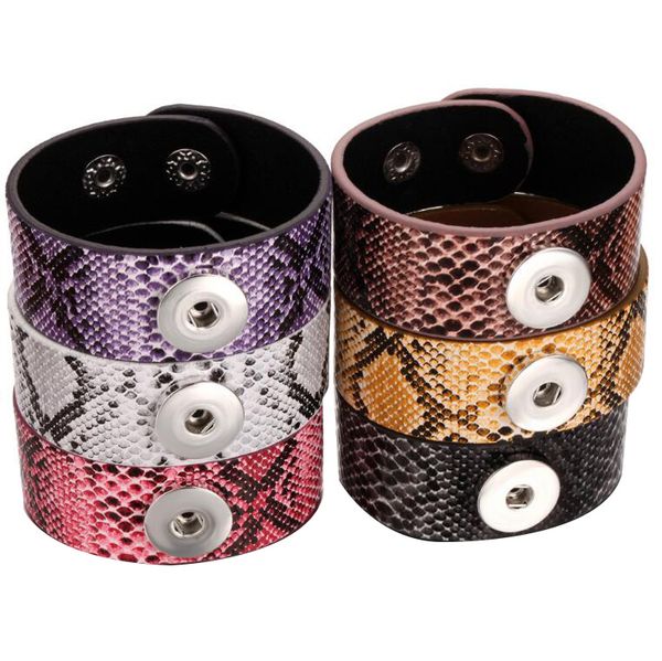 

2018 новый кожаный оснастки кнопка браслет панк широкий кожаный браслет 18 мм оснастки браслет для женщин мужчины кнопка ювелирные изделия, Golden;silver