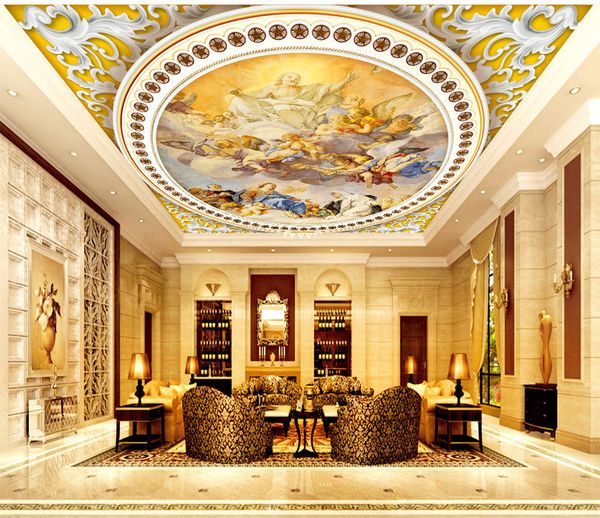 

custom retail 3d европейские греческие мифологические ангелы отправляют фрески зенит