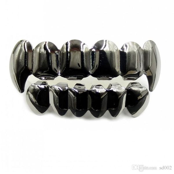 

hip hop dance style fake teeth small easy carry spoof bottom tooth grillsset fit for holloween party carnival supplies 12ja bb