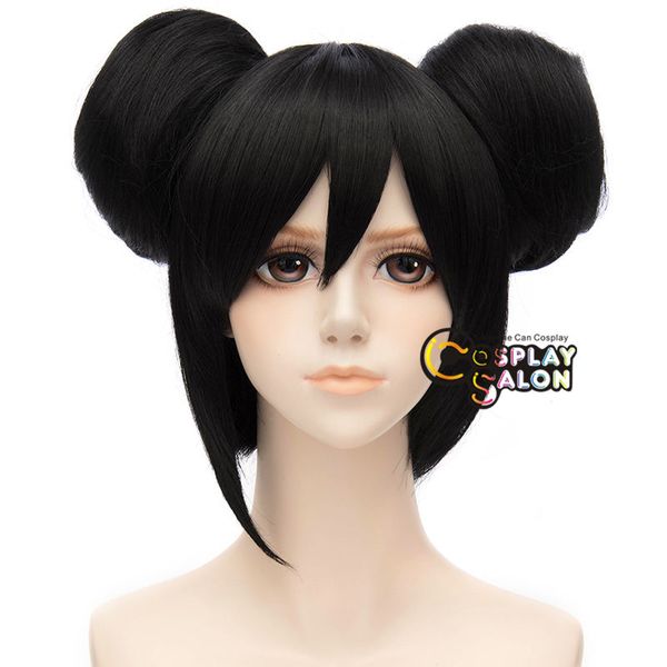 Anime 30cm Women Short Black Wavy Hair Love Live Yazawa Niko