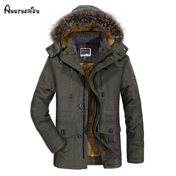 

2017 the long winter men's cashmere cotton padded down jacket warm loose fur coat male plus size d168, Black