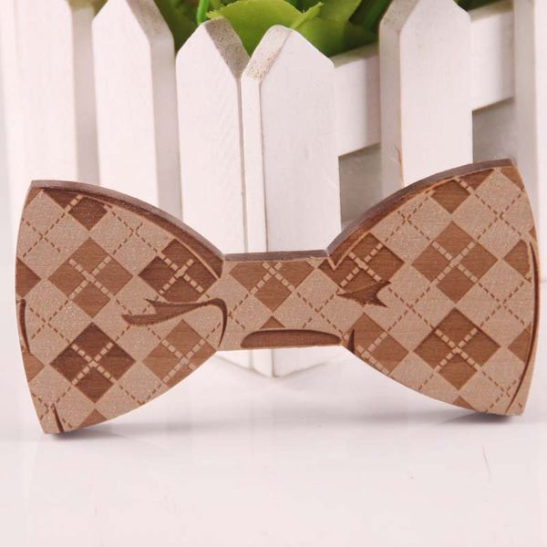 

wood christmas gift selling new fashion wooden bow tie men bowties wedding tie banquet butterfly, Black;blue