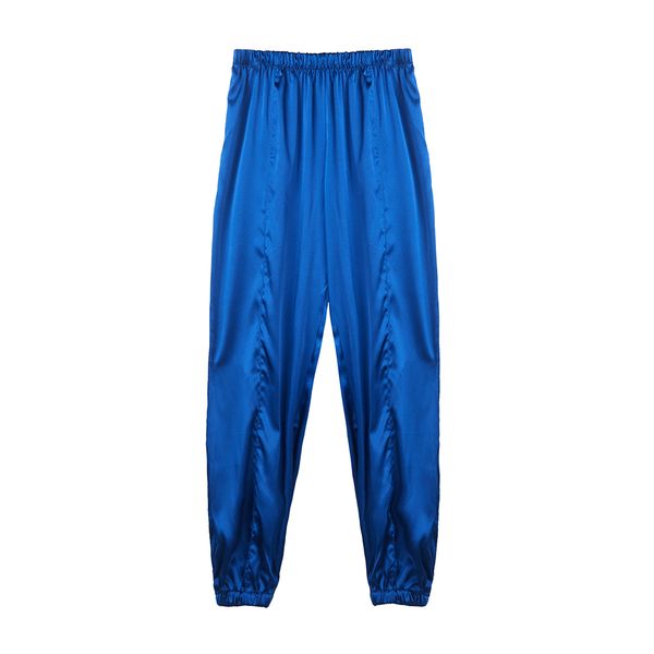 

100% silk stretch pants summer sports pants factory direct sale ing, Black