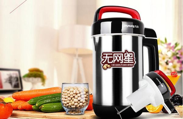 

chinajoyoung household soymilk maker dj12b-a10 1.2l stainless steel automatic soy bean milk machine juicer rice paste soya bean 220-230-240v
