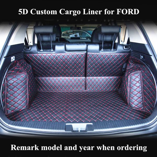 2019 Custom Cargo Liner Car Trunk Mat For Ford Fiesta Focus Fusion