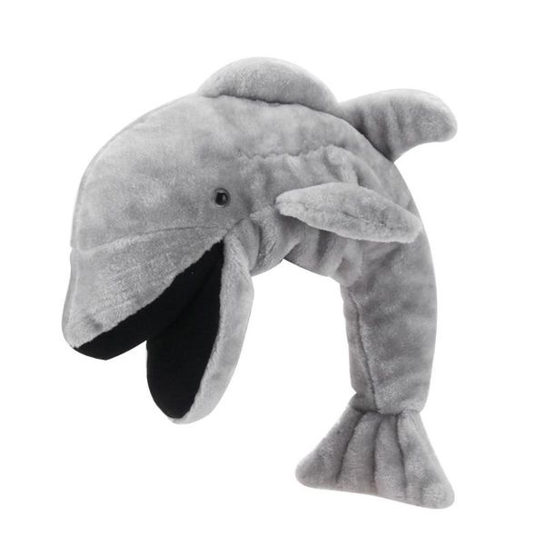 

1pcs dolphin head guard cover anti-dust golf accessories protective soft cover ctue animal shaped wood head protective