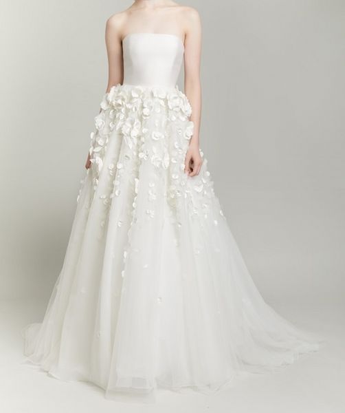 Marina Maitland Wedding Dress Simple Rose Wedding Dress