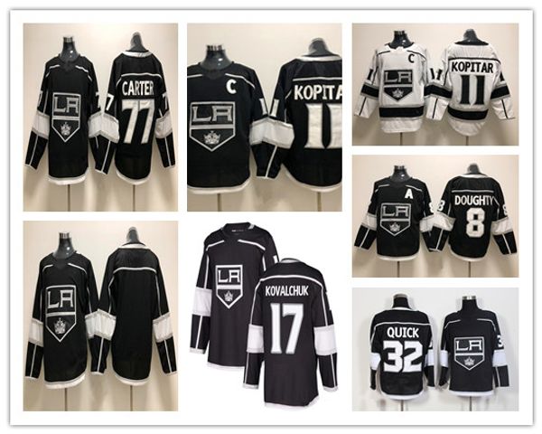 

2020 la king 90s era heritage jersey ilya kovalchuk anze kopitar dustin brown drew doughty jonathan quick jeff carter toffoli muzzin pearson, Black;red