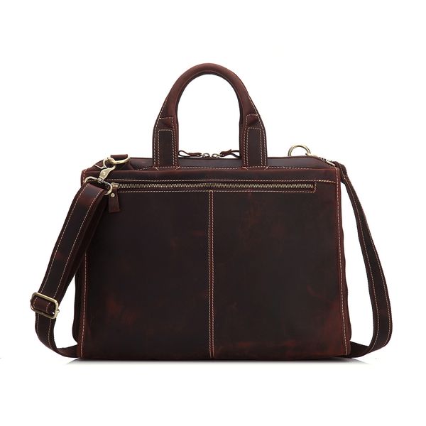 Men/'s Genuine Vintage Leather Satchel Messenger Man Mac Laptop Briefcase Bag