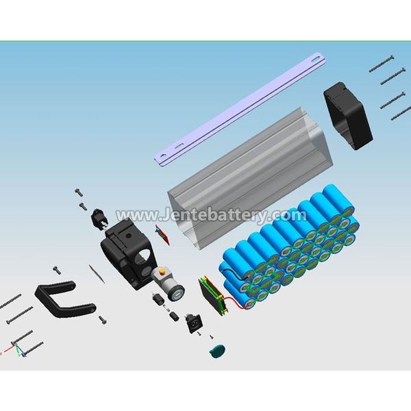 SilverFish Ebike Batteria 48V 17.5AH 21AH Bici Elettrica Pieghevole Li Ion Samsung Batterie per Motore 250W 500W 750W con Caricatore