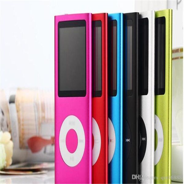 

MP3 MP4-плеер Slim 4TH 1,8 "ЖК-видео Радио FM-плеер Поддержка 4 ГБ 8 ГБ 16 ГБ 32 ГБ Micro SD TF карта Mp4 4-го рода