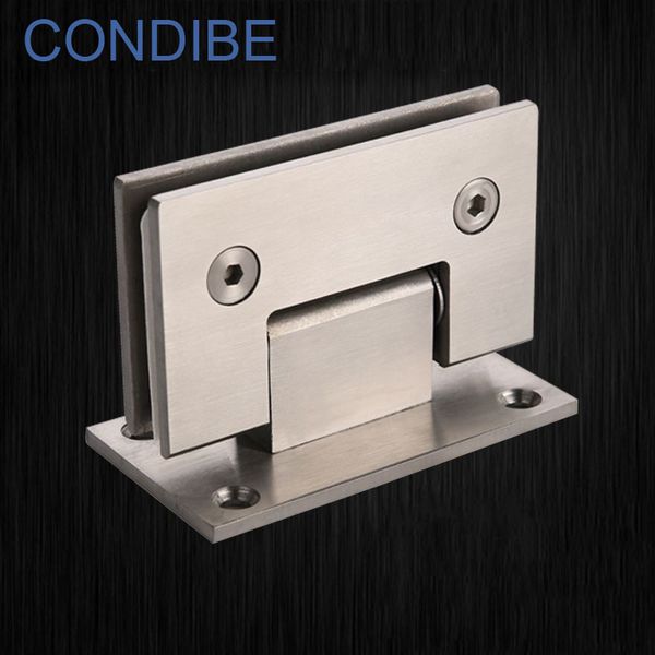 2019 Condibe Stainless Steel Zinc Alloy 90 Degrees Adjust Interior Glass Hinge Swing Door Shower Door Bathroom Sauna Glass Door Pivot Hinge From