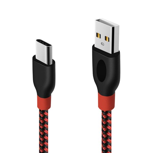 

Whole ale high peed charger cable 2m 2 4a quick charge micro type c nylon braided charger cable for iphone x max xr am ung