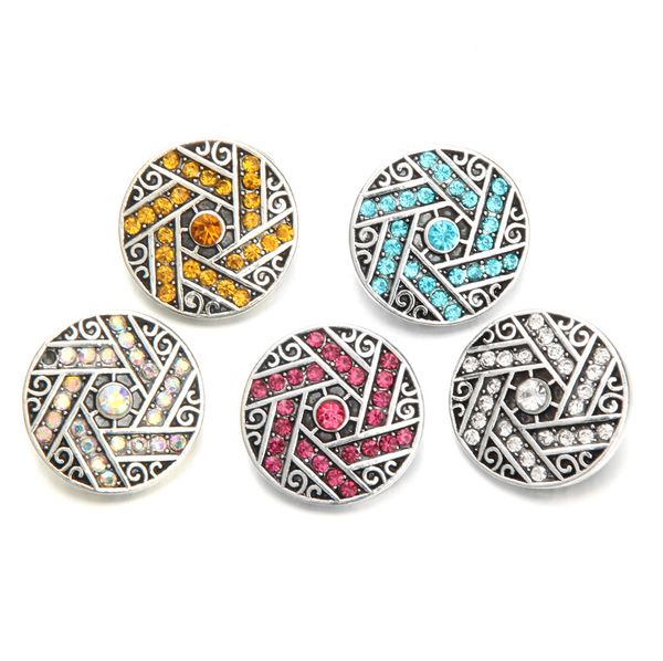 

new 18mm snaps buttons for snaps jewelry vintage crystal 18mm snap buttons diy charms fit silver snap bracelet