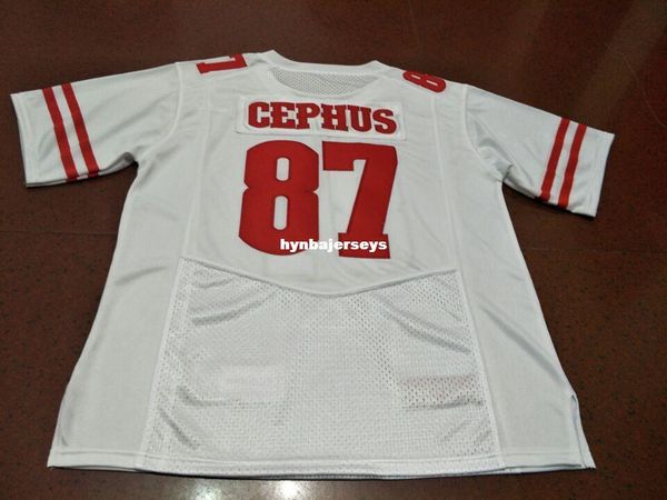 

men #87 quintez cephus wisconsin badgers alumni college jersey xs-6xl or custom any name or number jersey, Black;red