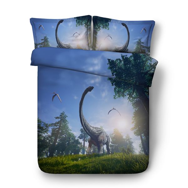 3d Forest Duvet Cover Animal Dinosaur Bedding Sets Bedspreads