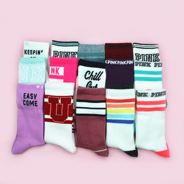 

Moq 10pair new pink ock ecret cotton long ba ketball port ock male tocking women men 039 ize