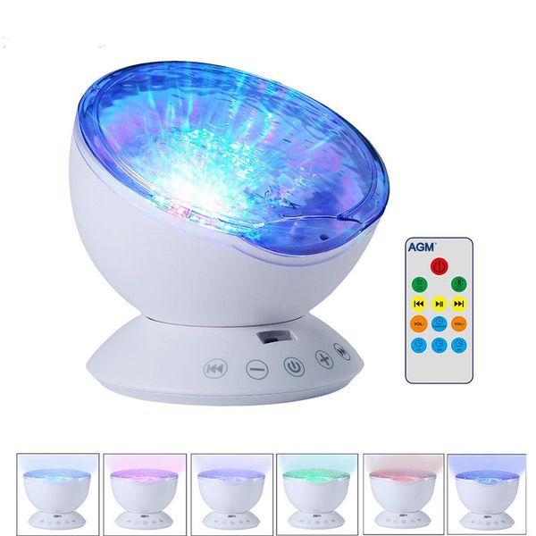 

Ocean Wave Starry Sky Aurora LED Night Light Projector Luminaria Novelty Lamp USB Lamp Nightlight Illusion For Baby Children