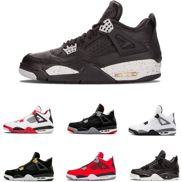 

classical traderjoes mens basketball shoes sneakers for men 4s white cement motorsport pure money bred fire red boots