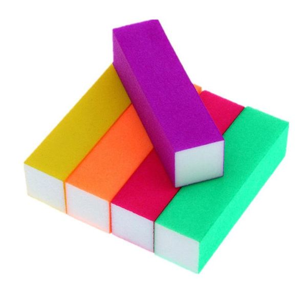 

5pcs nail art buffer file block dead skin remover sponge sanding buffing nail file polish tools manicure care makeup tools