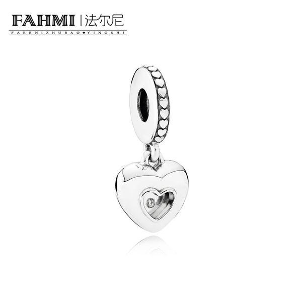 

fahmi 100% 925 sterling silver 1:1 original 792092d authentic temperament fashion glamour retro pendant wedding women jewelry, Black