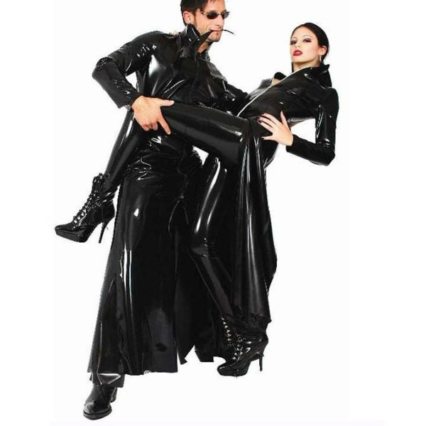 

black pvc dress halloween costumes exotic dancewear women erotic faux leather latex catsuit club wear costume teddies