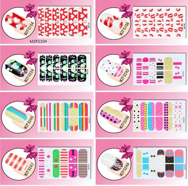 

fashion 2016 new nail moustache stickers all nail decals manicure polish sticker 2pcs/lot, Black