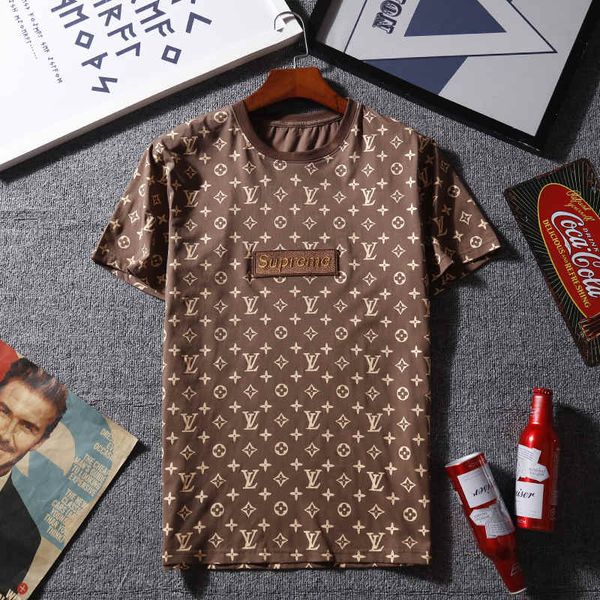 

mens summer tees футболка больших размеров с коротким рукавом футболка с принтом дизайнерская футболка мужская одежда s-2xl.2019, White;black