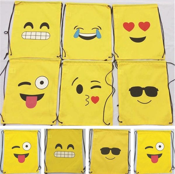 

high-quality environmental protection shopping bag polyester drawstring bag lovely cartoon pattern storage bag t3i0182