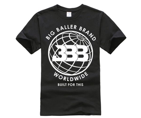 

BBB звезда Майка Lonzo мяч с коротким рукавом платье баскетбол спорт тис досуг унисек