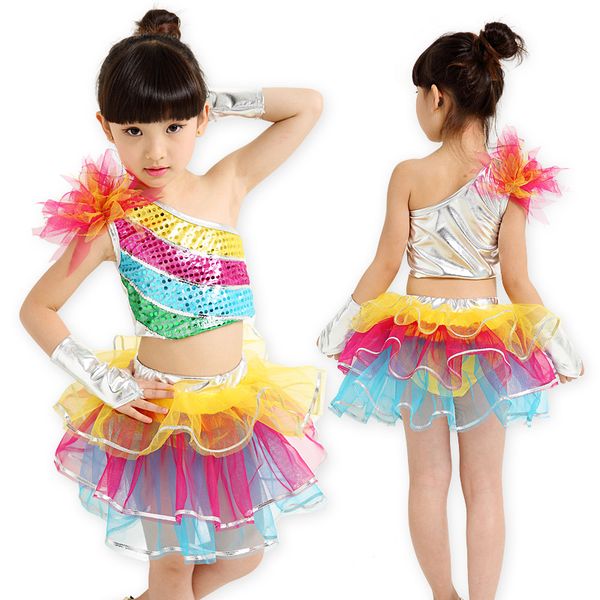 

children's costumes girls jazz dance costumes dance costumes children's wear, Blue