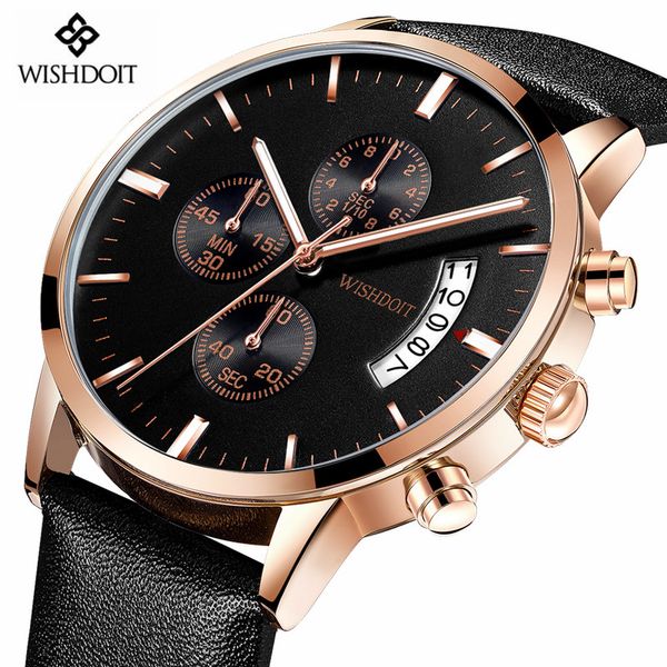 

2018 new watch men fashion sport quartz clock mens watches brand luxury casual leather strap business waterproof wrist watch, Slivery;brown