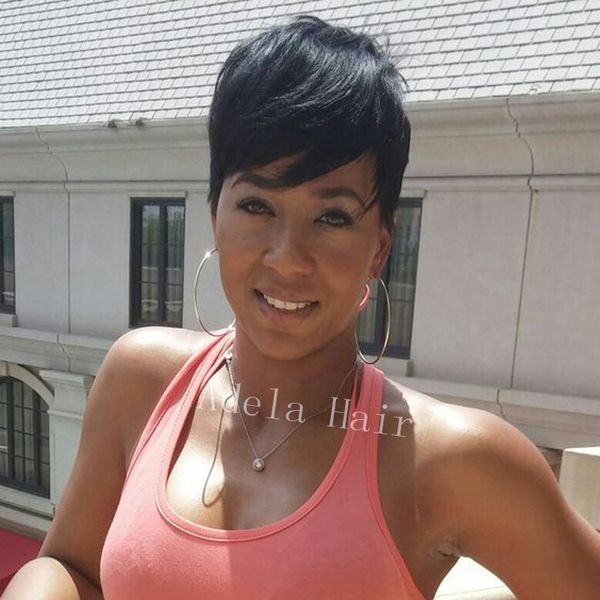 Cheap Human Hair Bob Wig African American Short Wigs For Black